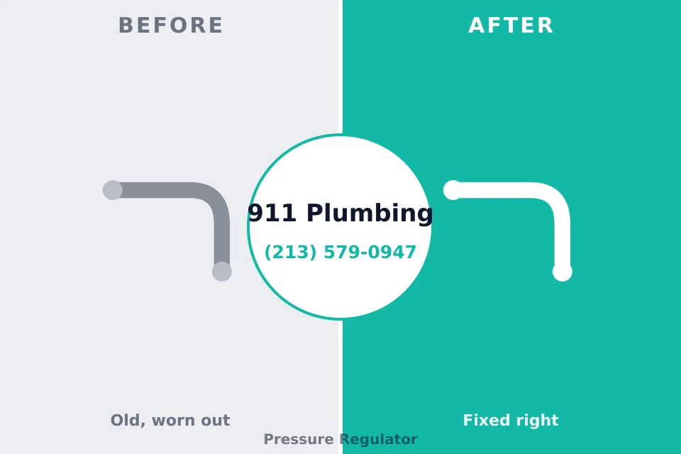 Before and after: plumbing company Chickasaw, AL